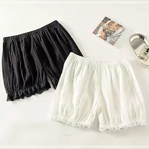 부속바지 교복속바지 여름속바지 귀여운 면속바지 펌킨 3부 프릴속바지 속바지 EW9F518912