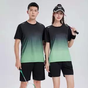 반팔트레이닝 남여공용 테니스복 러닝복 헬스복 시원 세트 반바지 남자 트레이닝 여름 운동복 반팔 헬스복