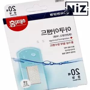 해피홈 아쿠아밴드 중형 20매 -H/방수밴드/멸균반창고/고탄력밴드/대일밴드/저자극밴드/반창고