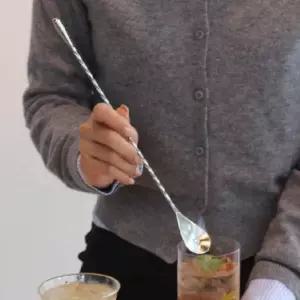 하이볼 30cm 식검완 스텐 롱스푼 패들 롱 티스푼 긴 머들러