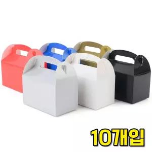돌잔치 답례품 포장용 접이식 컬러 선물박스 10개 고급케이스