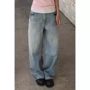 [후아유][AK수원점] [후아유] 여성 Lightweight Wide Denim(F) WHTJG2431F