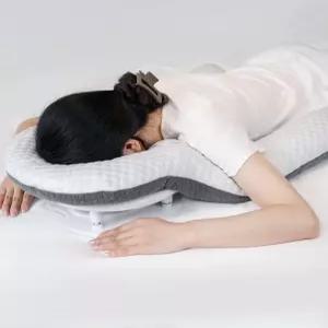 요추 독서베개 수면 침실 발 받침대 지지 인체공학적 게임 바닥 침대용 다리 도움을