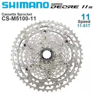 Shimano Deore CS M5100 산악 자전거 MTB 11-51T 11S 42T 11V 용 11 속도 카세트 스프로킷 프리휠