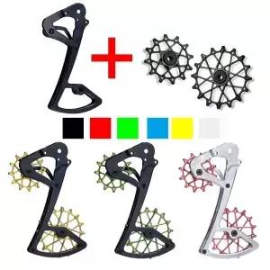 Mtb 로드 리어 드레일러 케이지 도르래 휠 SRAM 11/12 속도 오버사이즈 베어링 NX GX X01 XX1 EAGLE AXS