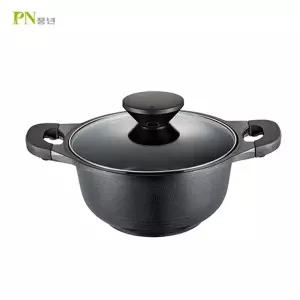 PN풍년 곰솥냄비 알루미늄 28cm 펄블랙주물 IH