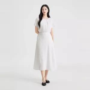 [백화점 홈쇼핑 정품] 로엠 반팔 랩 원피스 RMOWG37RT3