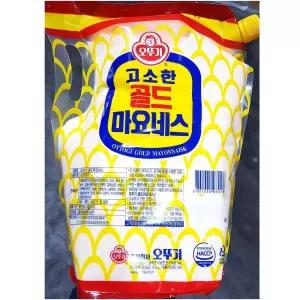 파우치 튜브마요네즈 ( 3.2k)소스 가정 음식 가정용 식당 식당용