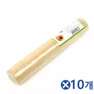 원목 고무나무 밀대 24cm 미니x10개 베이킹밀대