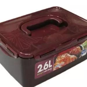 마리빙 냉장고 사각밀페용기 김치통 반찬통 밀폐 김장 보관통 락앤락 2.6L