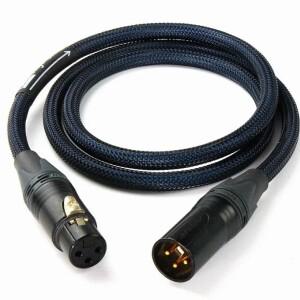 Canare DA206 오디오 110Ω AES/EBU 디지털 케이블 네우트릭 XLR 남성 여성 플러그가 있는 밸런스드 동축