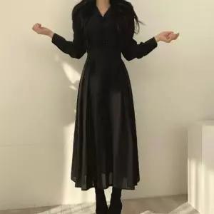 여자 원피스 허리 A라인 단정한 라인 하객패션 롱