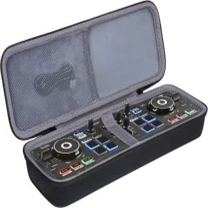 co2CREA 헤라클레스용 하드 케이스 DJ DJControl 스타라이트 포켓 컨트롤러 메시 및 손잡이 충격 EVA 쉘과