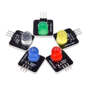 DC 3.3v-5v 10mm 발광 모듈 led 센서 LED 표시기 arduino 용 튜브