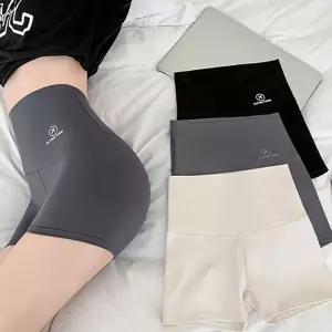 레깅스 2부 반바지 심리스 스판 여성 바이커 쇼츠