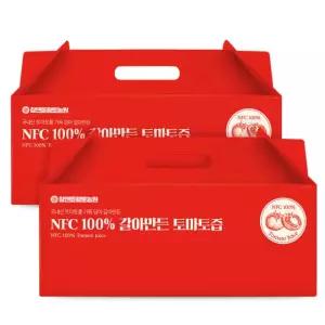 참앤들황토농원 NFC 100% 착즙 갈아만든 토마토즙 100ml 30포, 2개