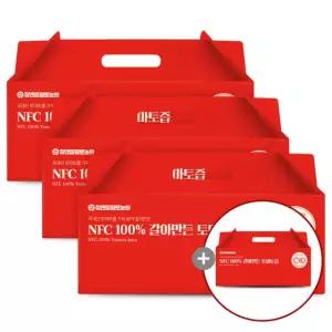 참앤들황토농원 NFC 100% 착즙 갈아만든 토마토즙 100ml 30포, 4개