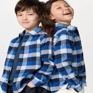 [국내배송] 유니클로 KIDS플란넬체크셔츠C E486646-000-00