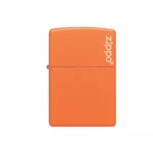 ZIPPO 라이터 231ZL 오렌지 매트 W LOGO