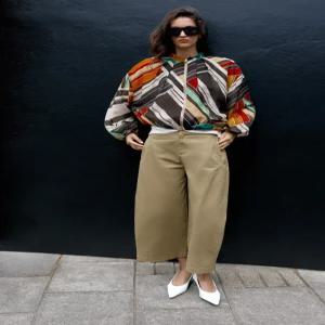 ZARA 프린트 봄버 재킷 - 멀티컬러 7222/160/330