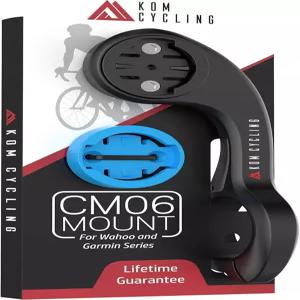 KOM Cycling CM06 와후 및 가민 자전거 컴퓨터용 퀵 릴리스 GoPro 마운트 Edge 1050 Wahoo Ace 등과