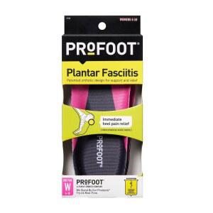 PROFOOT 여성용 보조 깔창 (사이즈 6-10) 즉각적인 뒤꿈치 와 아치 지지를 위한 젤 신발 패드 1쌍