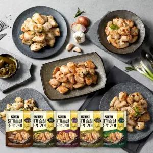 [매장정품] 건담닭 닭가슴살 조각구이 혼합 100g X 12팩 / 헬스 단백질 2316030