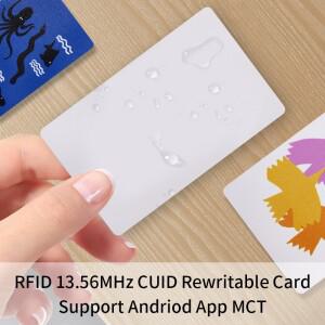 IC 카드 액세스 제어 NFC 스마트 칩 배지 0 블록 쓰기 가능 CUID MF 1K S50 재기록 13.56Mhz 5개