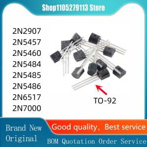 (20개) 100% 새 제품 2N2907 2N5457 2N5460 2N5484 2N6517 2N7000 To-92 칩