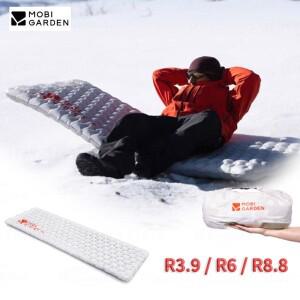 모비 가든 R3.9/R6/R8.8 R값 패드 에어매트 20D 나일론 TPU 캠핑 야외 하이킹 보온 휴대용 초경량 에어 매
