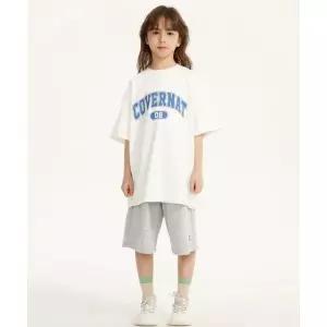 매장정품 COVERNAT 커버낫 KIDS 아치로고 티셔츠 커버셋 화이트 CK2602SU01HG 1882523