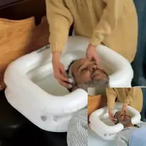 환자 임산부 머리감기도구 세발기 환자머리감기기도구