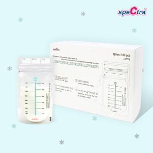 스펙트라 클린 모유저장팩 180ml 60매입 + 항균지퍼팩 1매