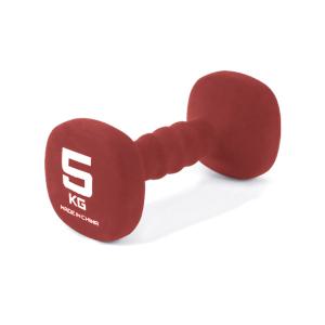 아이워너 네오프렌 칼라아령 5kg 1개 사각형 덤벨