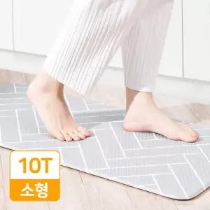 [홈앤미]국산 양면 주방 욕실 기저귀갈이대 PVC 매트 발매트 10T 소형