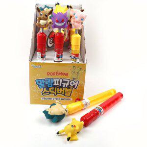 [기타]포켓몬버블스틱 비눗방울놀이 피카츄말랑피규어 버블장난감12개세트