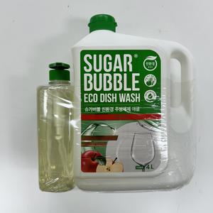 코스트코 슈가버블 주방세제 애플 4L+940ml 사과 애플 대용량