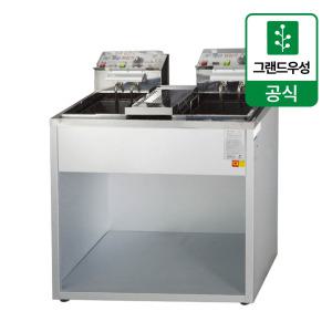 우성 업소용 전기 튀김기 WS-EFS20 분체 2구 6KW