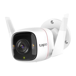 티피링크 Tapo C320WS + 128GB SD카드포함 400만 화소(QHD) 가정용 홈 CCTV 실외 무선 카메라 야간 LED 조명 풀 컬러 흑백 전환