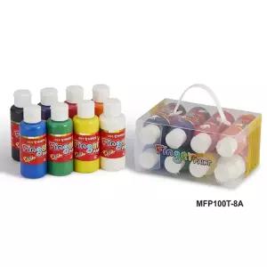 문교화학 무독성 핑거페인트 100ml 8색/200ml 6색 유아용물감 손으로하는 물감놀이