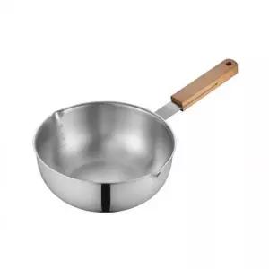 위더스 OGRH3249 우드라이트 IH 인덕션 멀티팟 20cm 우드핸들 스텐 계량냄비 라면냄비