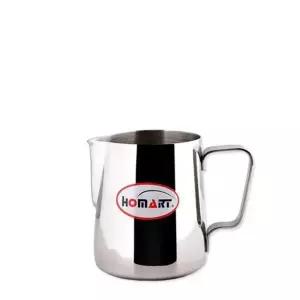 홈아트 눈금스팀피쳐 350ml/커피/주전자/커피잔/손잡이/거품기/스텐/바리스타/우유거품기/워머/에스프레소