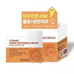 리코셀 비타민 슈퍼 화이트닝 크림 500g/ 기미+주근깨 케어 / +주름개선