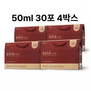 종근당건강 홍삼녹용즙 프리미엄 50ml x 30포 4박스