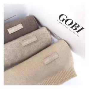 GOBI 고비 캐시미어 오가닉 플레인 밑단시보리 머플러