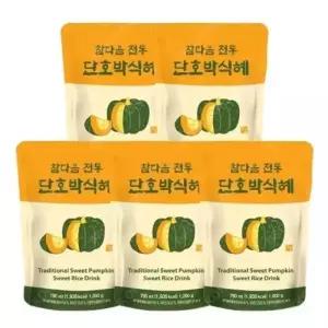 참다음 전통 단호박식혜 790ml X 5개 희석음료 찜질방 원액
