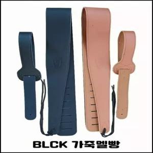 BLCK 인조가죽멜빵스트랩 