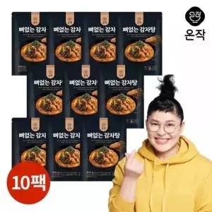 온작 이영자 뼈없는 감자탕 400g x 10팩...