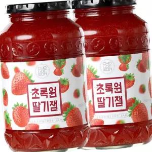 초록원 딸기 잼 2kg 1kg 2병 과일