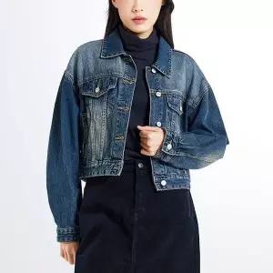 [스파오]크롭 데님 트러커 재킷 SPJEE49G02 O _P433315322